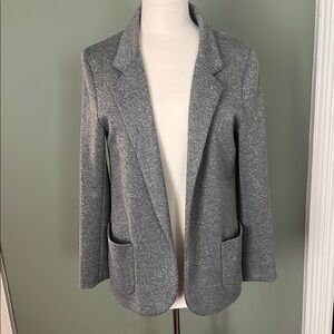 Mango Gray Blazer Modern Structured Design